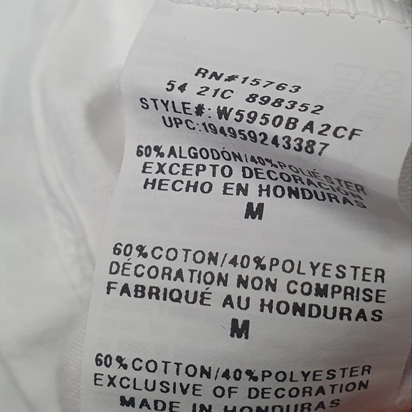 CHAMPION Crop Top Multi Colored Tee Women's Size M - Picture 6 of 7